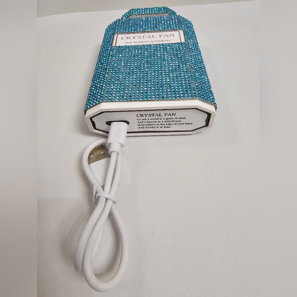 Handheld Rhinestone Fan - Picture 4 of 5